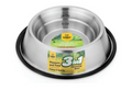 3-in-1 Stainless Steel Pet Bowl – Non-Skid. Spill-Proof. Portion Control Food & Water Dish with Measurement Marks for Dogs & Puppies