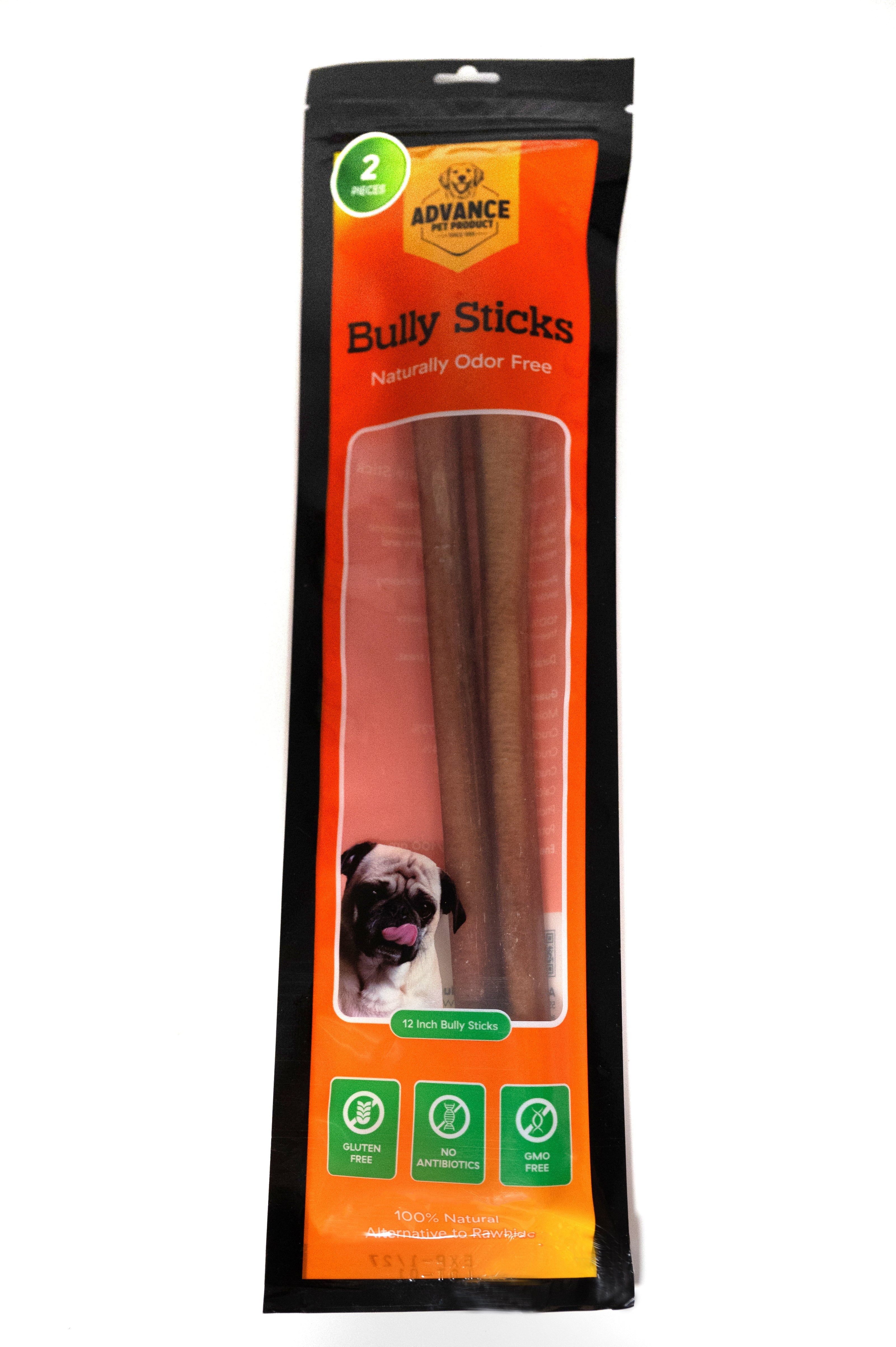 6 Bully Sticks for Dogs – All-Natural. Single Ingredient Chews – Grass-Fed Beef. Long Lasting & Rawhide-Free Treats
