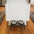Adjustable Double Bowl Elevated Dog Feeder – Stainless Steel Stand for Raw. Wet & Dry Food – Small to XL Sizes