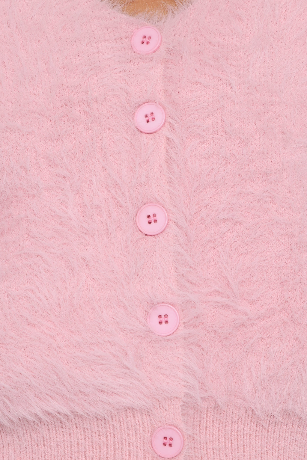 Evelin Cropped Cardigan - Pink